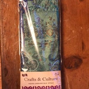 Made in India. 100% silk stoll/scarf